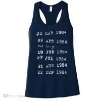 Library Stamp Gift Librarian Due Date Card Women's Tank Top thumb 0