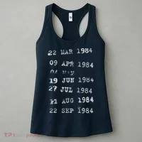 Library Stamp Gift Librarian Due Date Card Women's Tank Top thumb 3