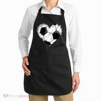 Love Soccer Heart Graphic Apron thumb 2