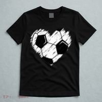 Love Soccer Heart Graphic T-Shirt thumb 5