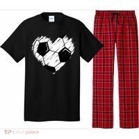 Love Soccer Heart Graphic Pajama Set thumb 0