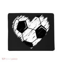 Love Soccer Heart Graphic Mousepad thumb 0
