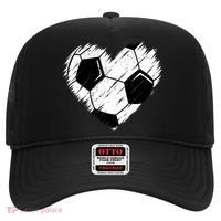 Love Soccer Heart Graphic Hat thumb 0