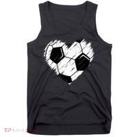 Love Soccer Heart Graphic Tank Top thumb 0