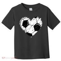 Love Soccer Heart Graphic Toddler T-Shirt thumb 0