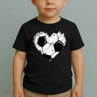 Love Soccer Heart Graphic Toddler T-Shirt thumb 2