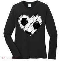 Love Soccer Heart Graphic Women's Long Sleeve Shirt thumb 0