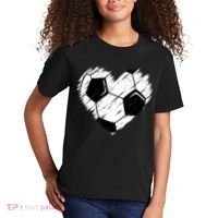 Love Soccer Heart Graphic Kids T-Shirt thumb 2