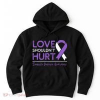 Love Shouldn't Hurt Domestic Violence Awareness  Hoodie thumb 0