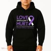 Love Shouldn't Hurt Domestic Violence Awareness  Hoodie thumb 2