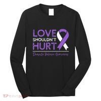 Love Shouldn't Hurt Domestic Violence Awareness  Long Sleeve Shirt thumb 0