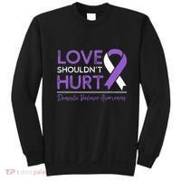 Love Shouldn't Hurt Domestic Violence Awareness  Sweatshirt thumb 0