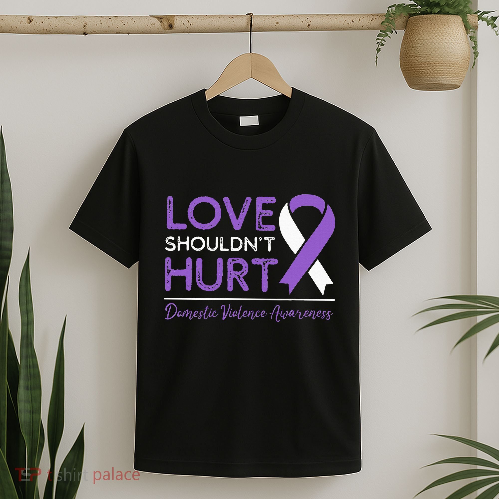 Love Shouldn't Hurt Domestic Violence Awareness  T-Shirt