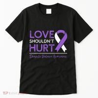 Love Shouldn't Hurt Domestic Violence Awareness  Tall T-Shirt thumb 0