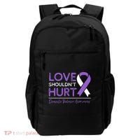 Love Shouldn't Hurt Domestic Violence Awareness  Backpack thumb 0