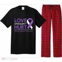 Love Shouldn't Hurt Domestic Violence Awareness  Pajama Set thumb 0