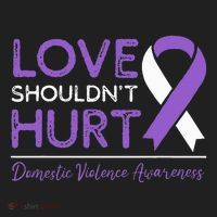 Love Shouldn't Hurt Domestic Violence Awareness  Tumbler thumb 3