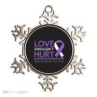 Love Shouldn't Hurt Domestic Violence Awareness  Ornament thumb 0