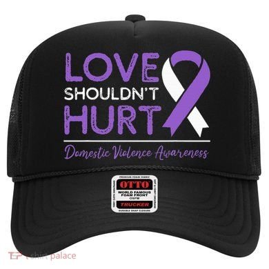Love Shouldn't Hurt Domestic Violence Awareness  Hat
