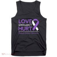 Love Shouldn't Hurt Domestic Violence Awareness  Tank Top thumb 0