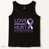 Love Shouldn't Hurt Domestic Violence Awareness  Tank Top thumb 2