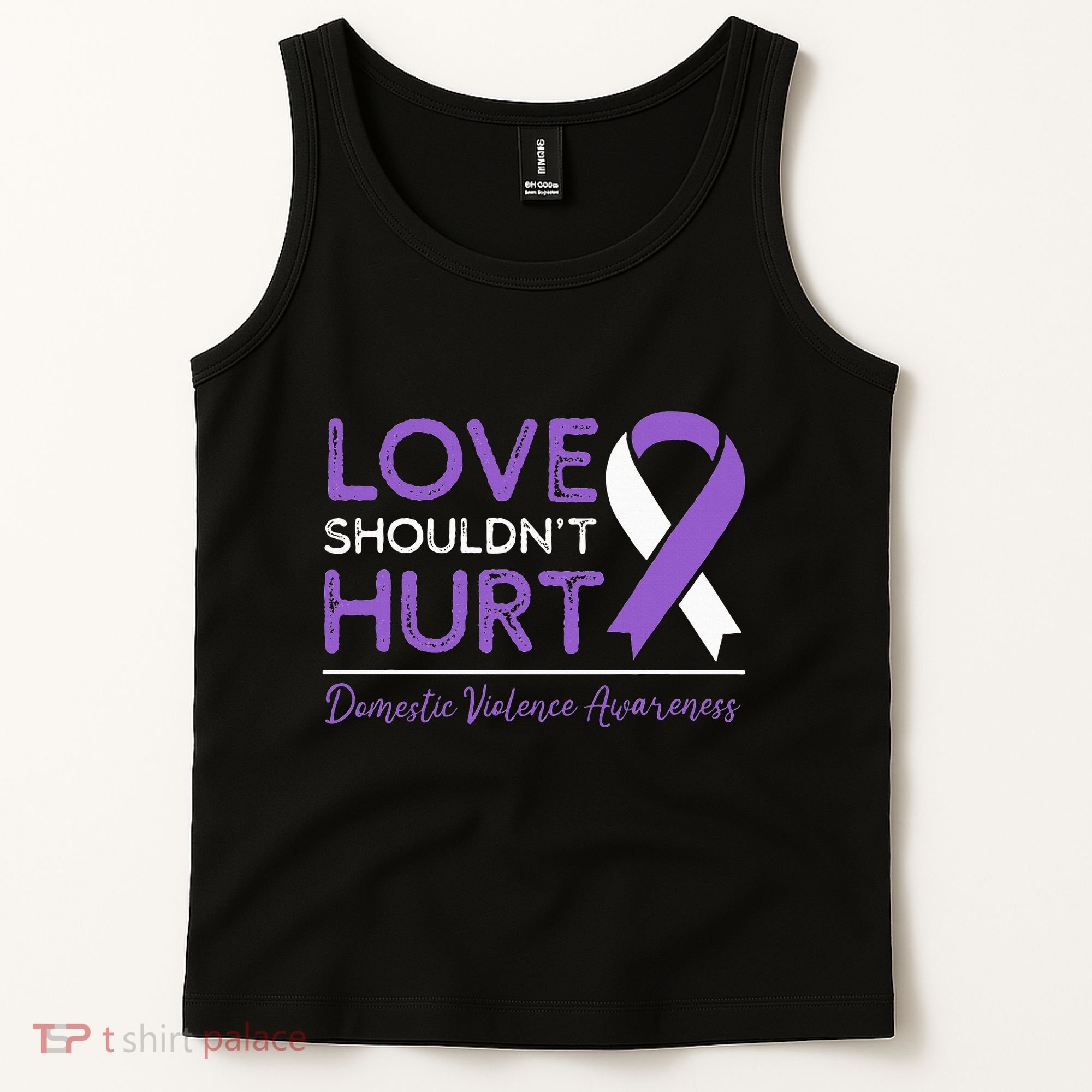 Love Shouldn't Hurt Domestic Violence Awareness  Tank Top