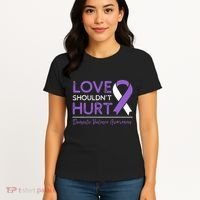 Love Shouldn't Hurt Domestic Violence Awareness  Women's T-Shirt thumb 4