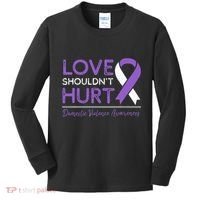 Love Shouldn't Hurt Domestic Violence Awareness  Kids Long Sleeve Shirt thumb 0
