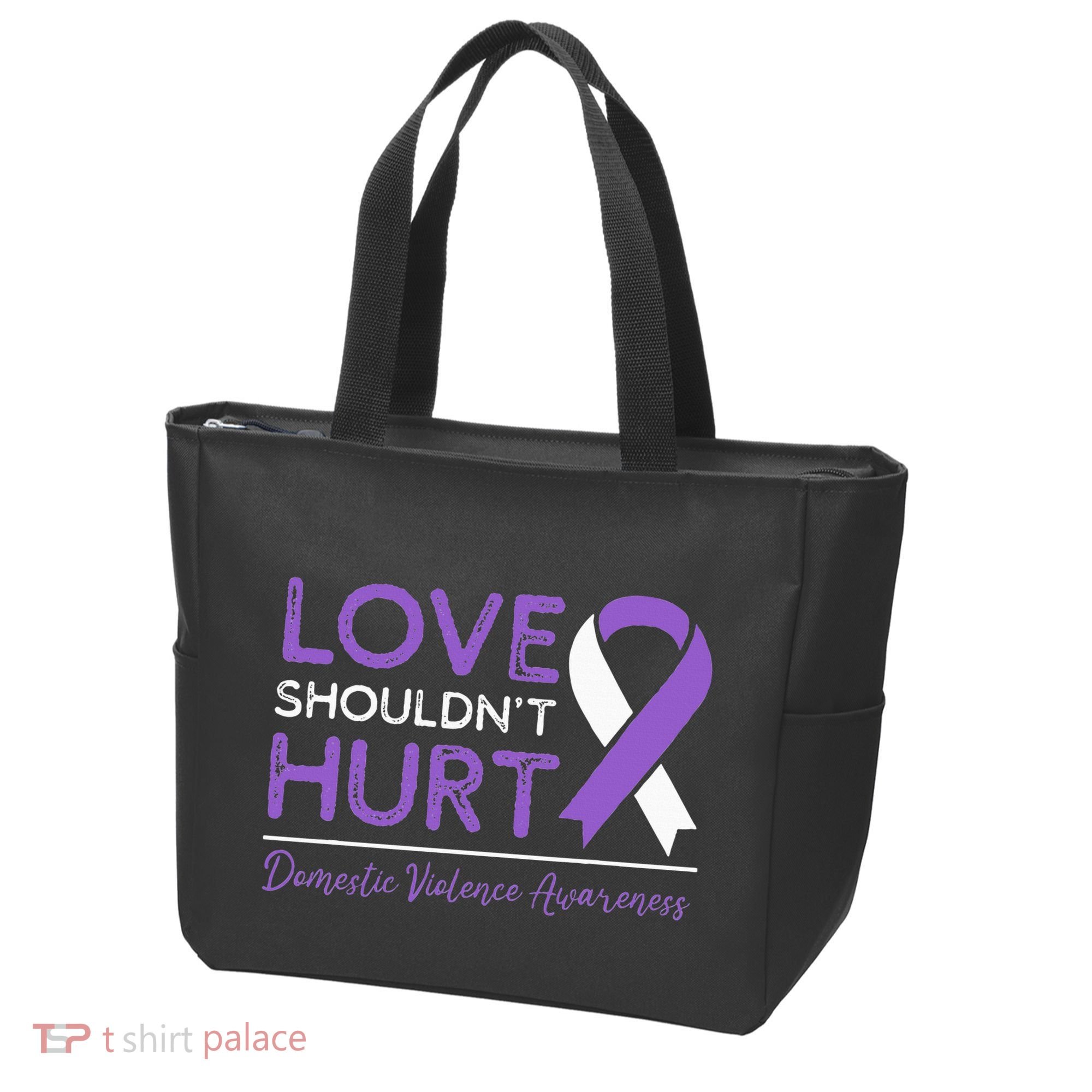 Love Shouldn't Hurt Domestic Violence Awareness  Tote Bag