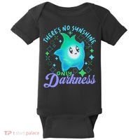 Luma Star Halloween Theres No Sunshine Only Darkness Luna Star Baby Bodysuit thumb 0