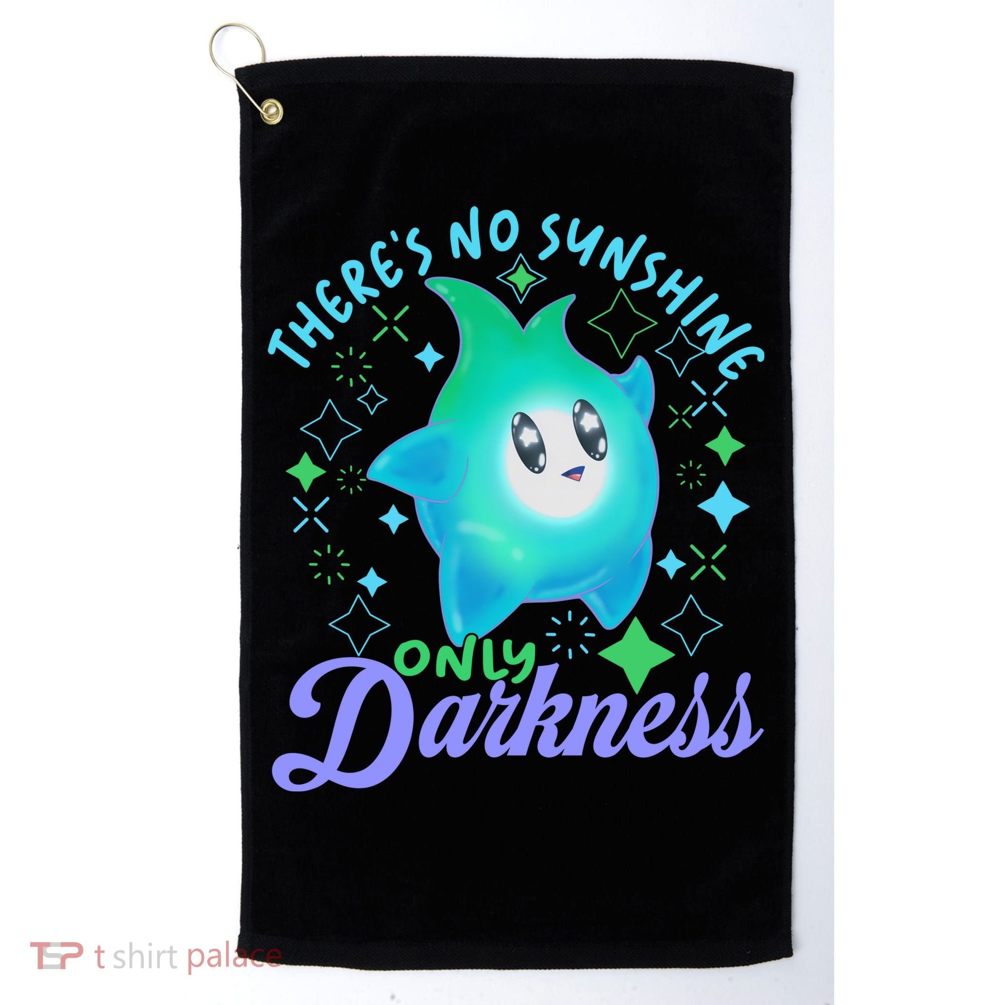 Luma Star Halloween Theres No Sunshine Only Darkness Luna Star Golf Towel