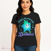 Luma Star Halloween Theres No Sunshine Only Darkness Luna Star Women's T-Shirt thumb 4