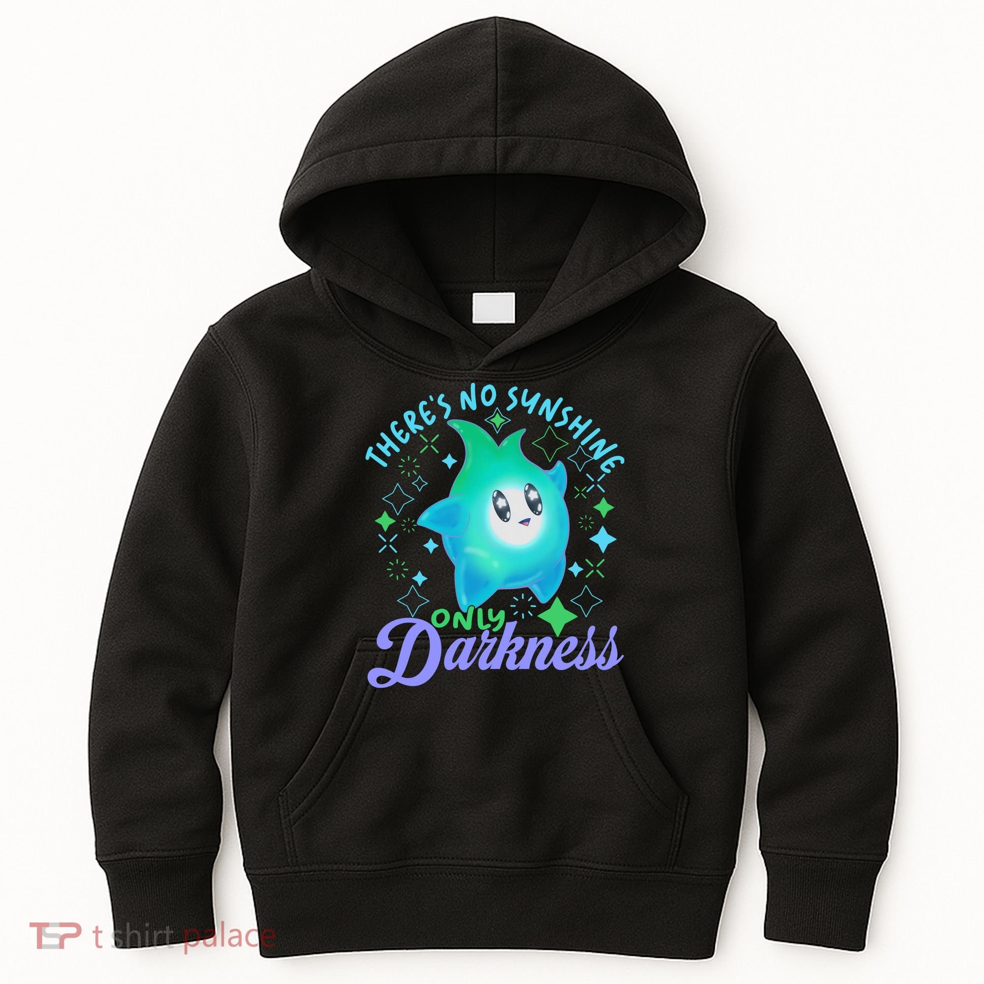 Luma Star Halloween Theres No Sunshine Only Darkness Luna Star Kids Hoodie