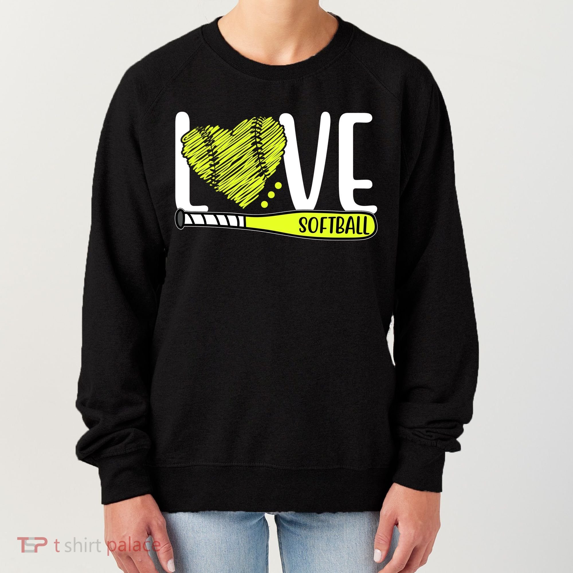 Love Softball Hobby Sport Gift Women's Sweatshirt