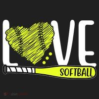 Love Softball Hobby Sport Gift Women's Sweatshirt thumb 2