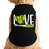 Love Softball Hobby Sport Gift Doggie Tank thumb 0