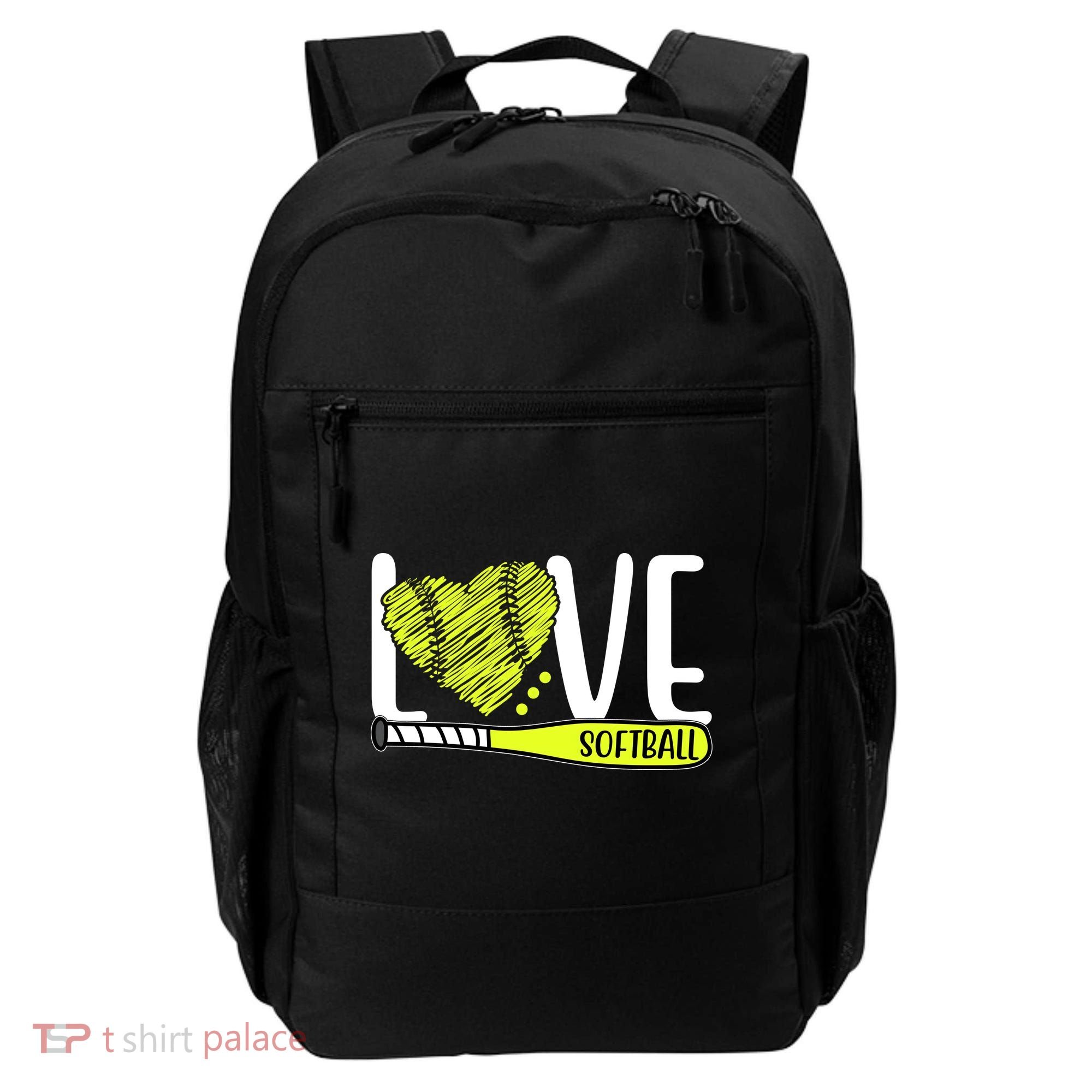 Love Softball Hobby Sport Gift Backpack