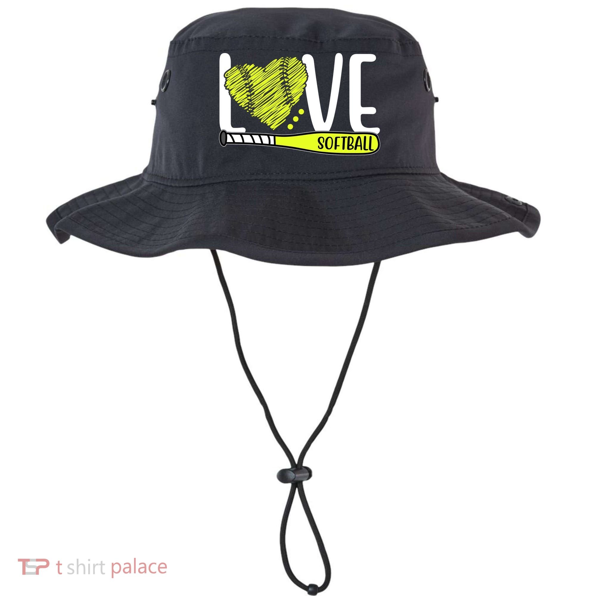 Love Softball Hobby Sport Gift Bucket Hat