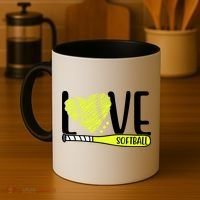 Love Softball Hobby Sport Gift Coffee Mug thumb 4