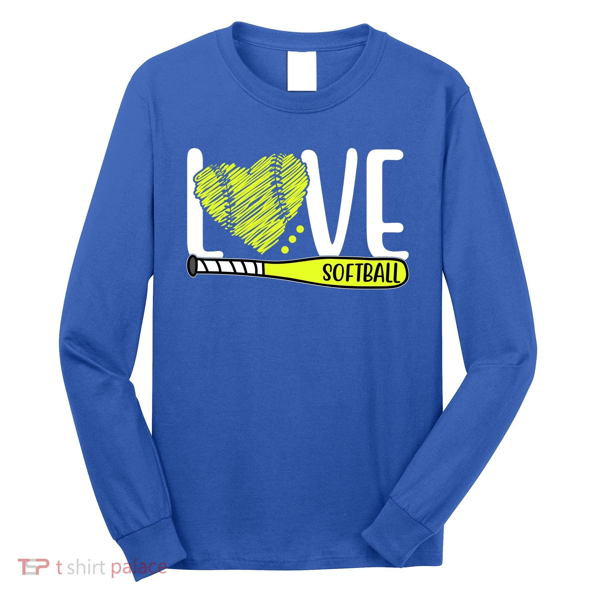 Love Softball Hobby Sport Gift Long Sleeve Shirt