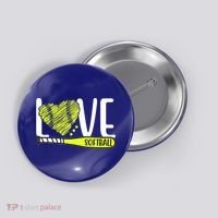 Love Softball Hobby Sport Gift Button thumb 0