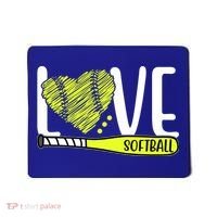 Love Softball Hobby Sport Gift Mousepad thumb 0