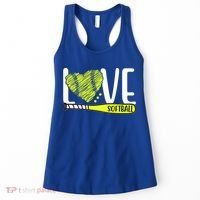 Love Softball Hobby Sport Gift Women's Tank Top thumb 0