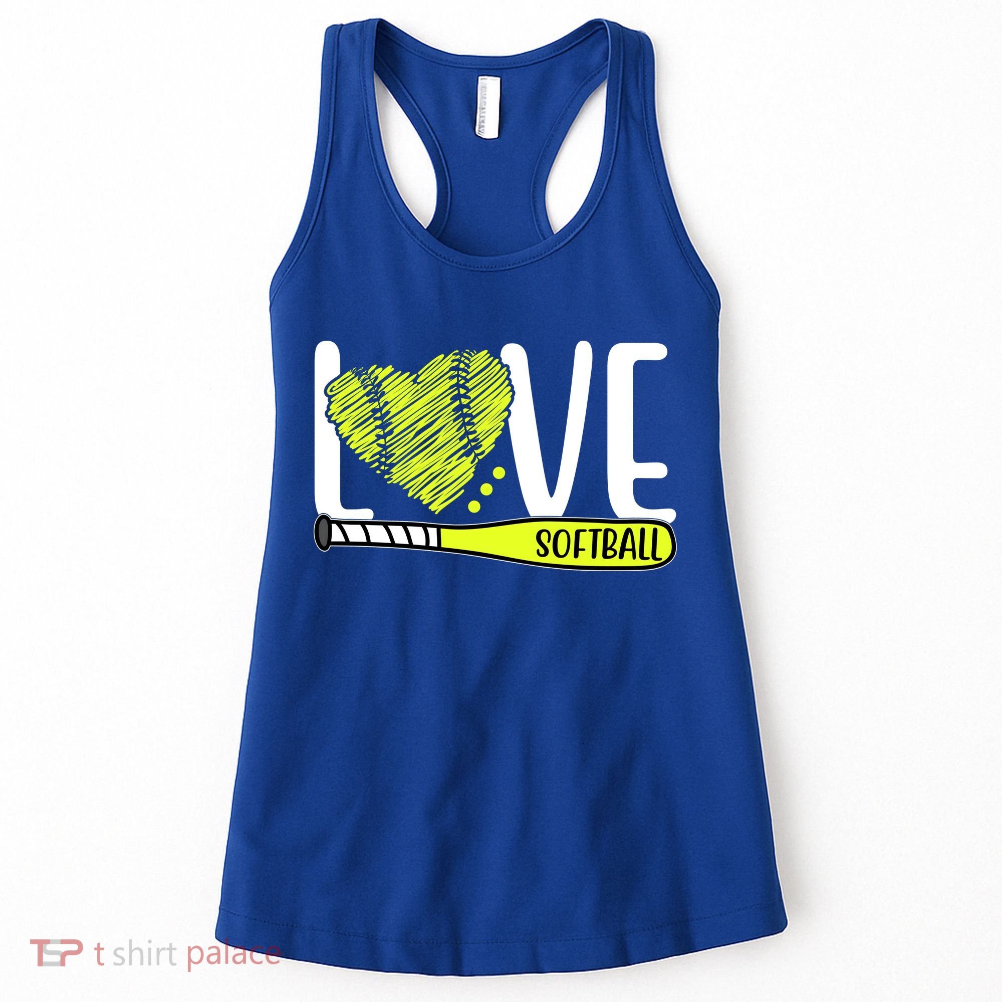 Love Softball Hobby Sport Gift Women's Tank Top