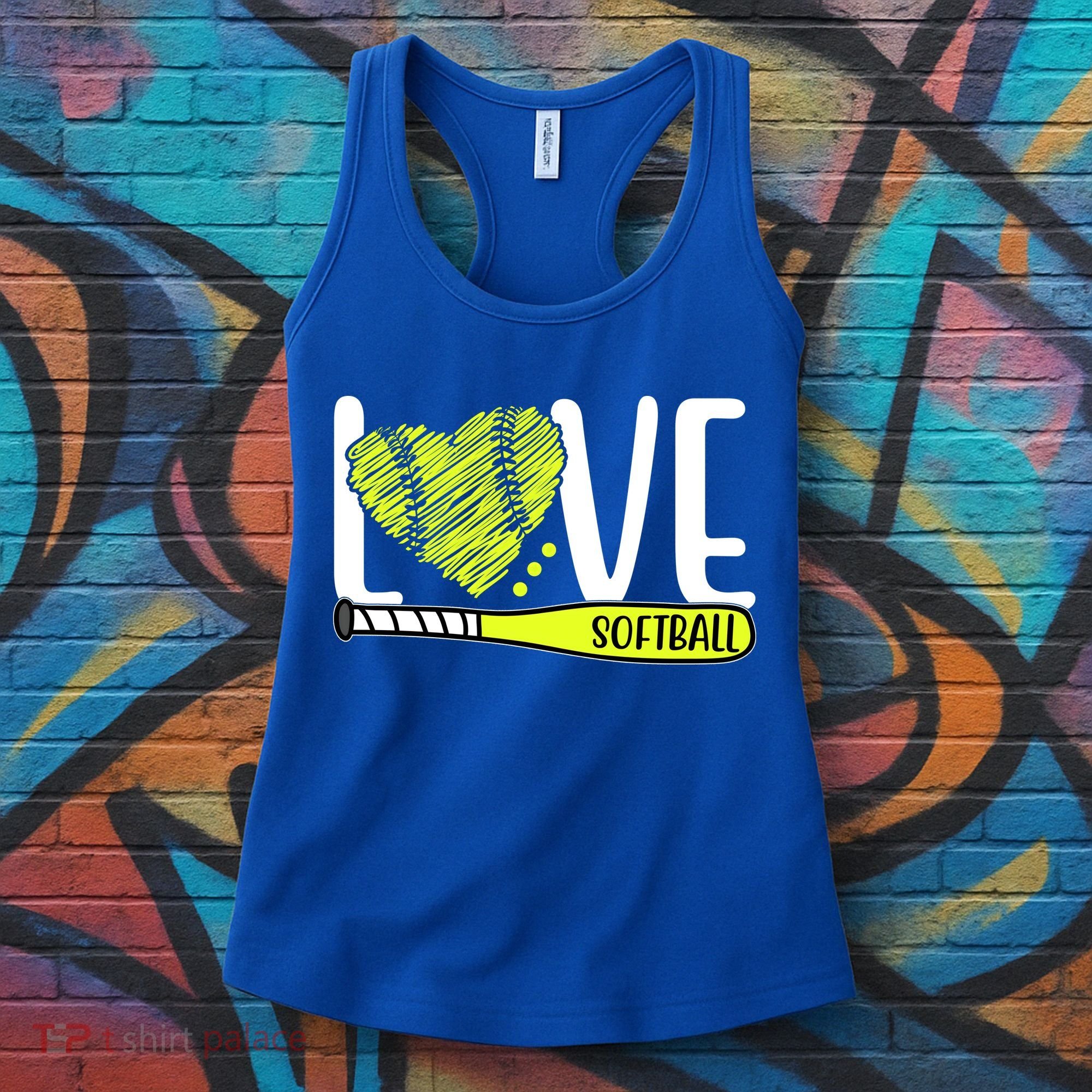Love Softball Hobby Sport Gift Women's Tank Top