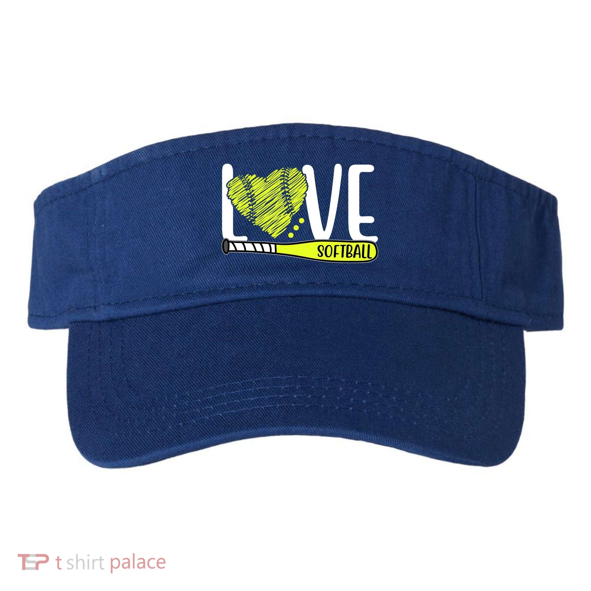 Love Softball Hobby Sport Gift Visor