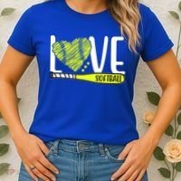 Love Softball Hobby Sport Gift Women's T-Shirt thumb 2