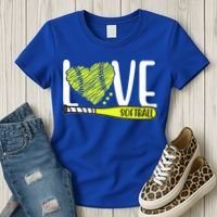 Love Softball Hobby Sport Gift Women's T-Shirt thumb 3