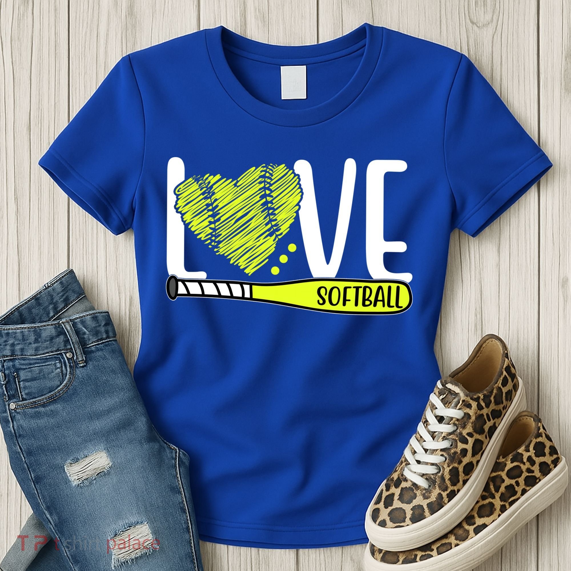 Love Softball Hobby Sport Gift Women's T-Shirt