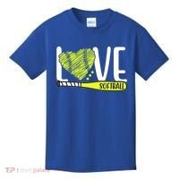 Love Softball Hobby Sport Gift Kids T-Shirt thumb 0